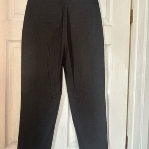 Black Straight-Leg Pants